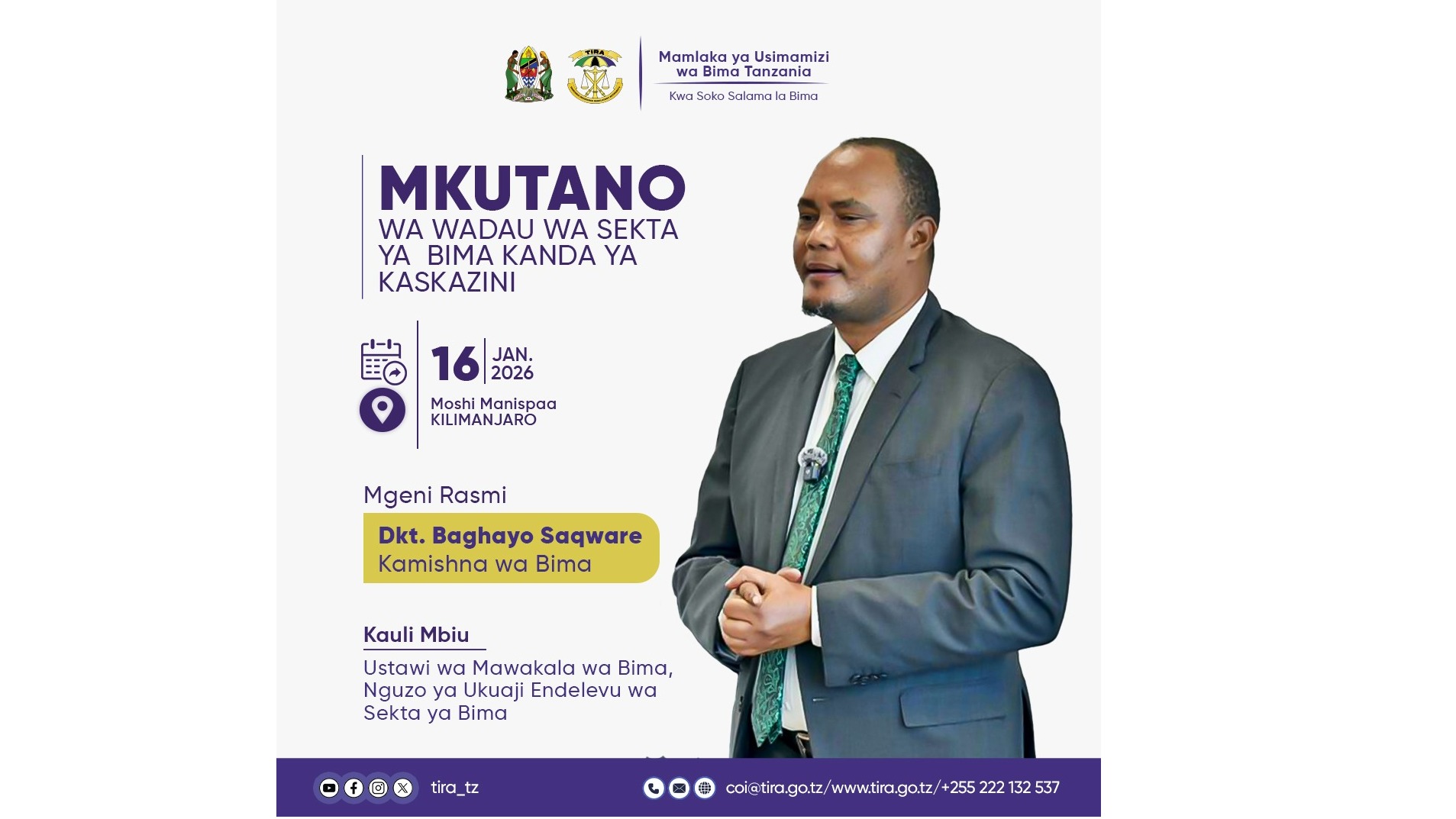 Mkutano wa wadau wa sekta ya bima kanda ya Kaskazini