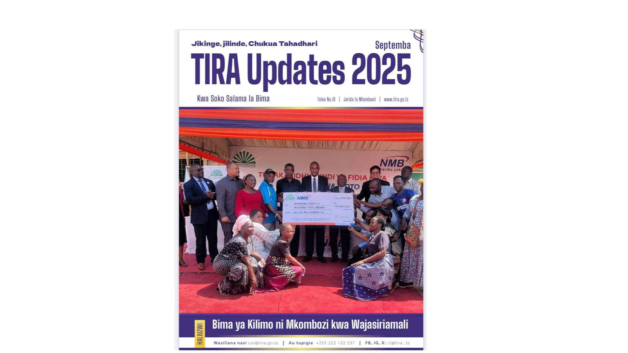 Jarida la TIRA Updates Septemba 2025