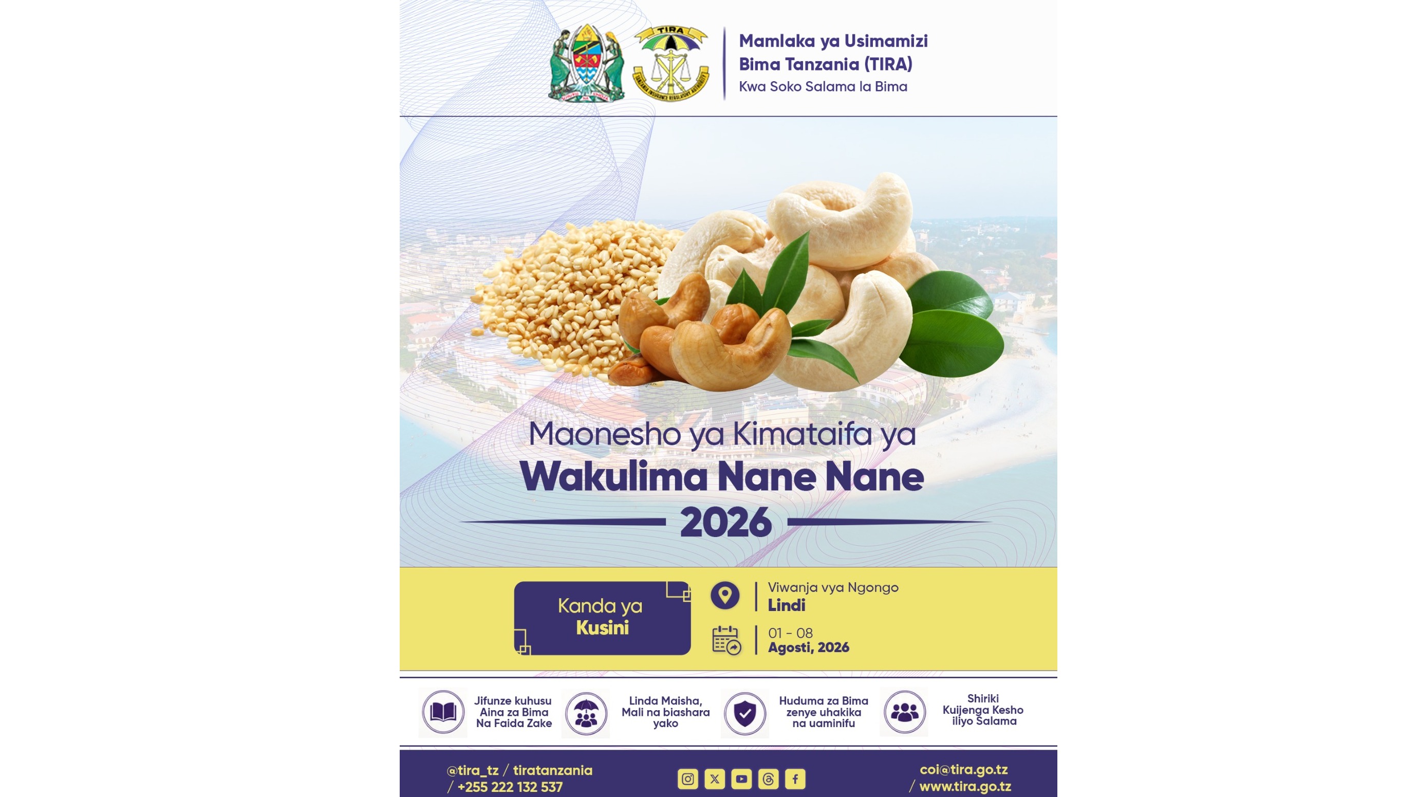Maonesho ya Nane Nane tupo Viwanja Ngongo Lindi