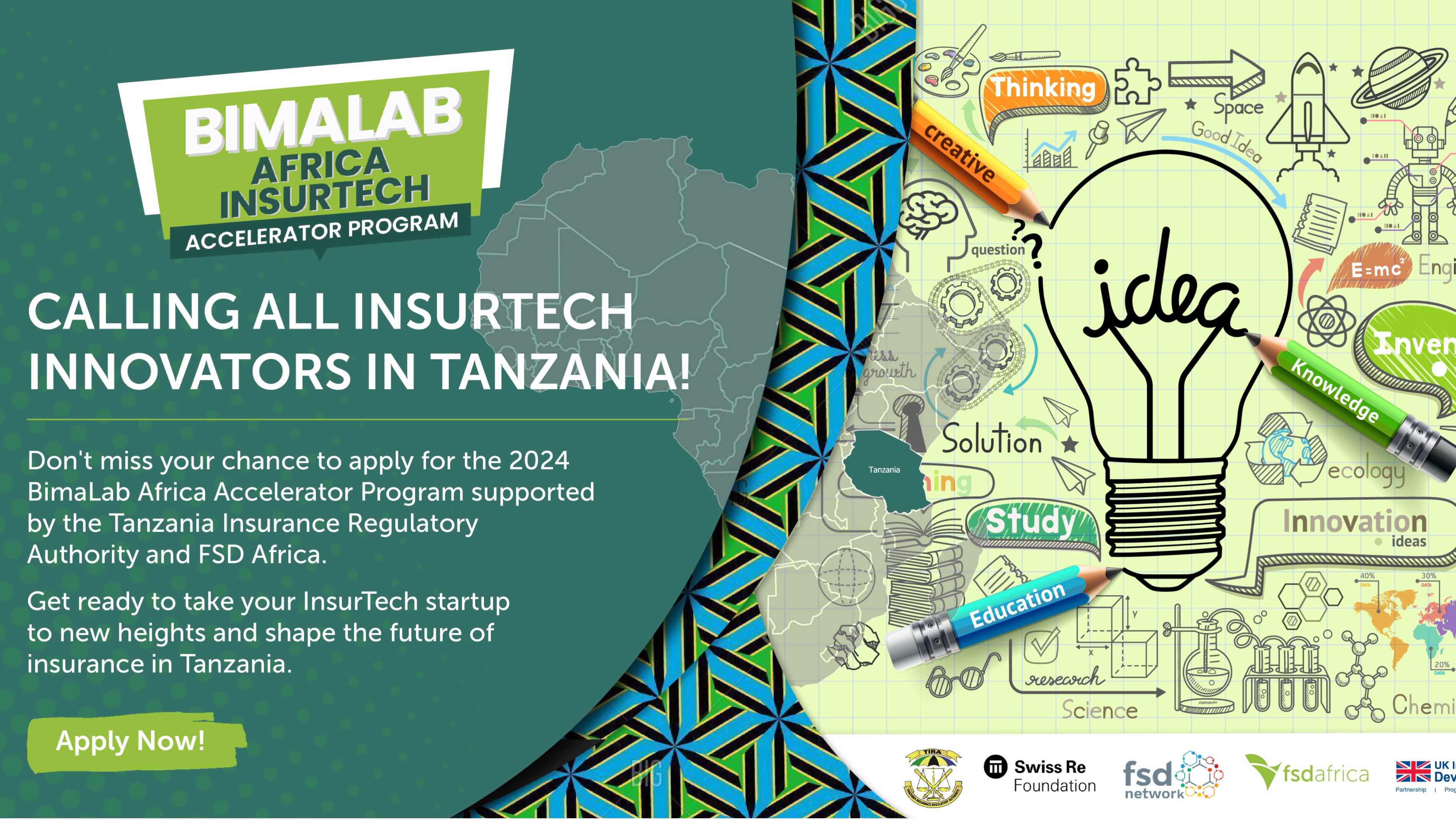 CALLING ALL INSURTECH INNOVATORS IN TANZANIA