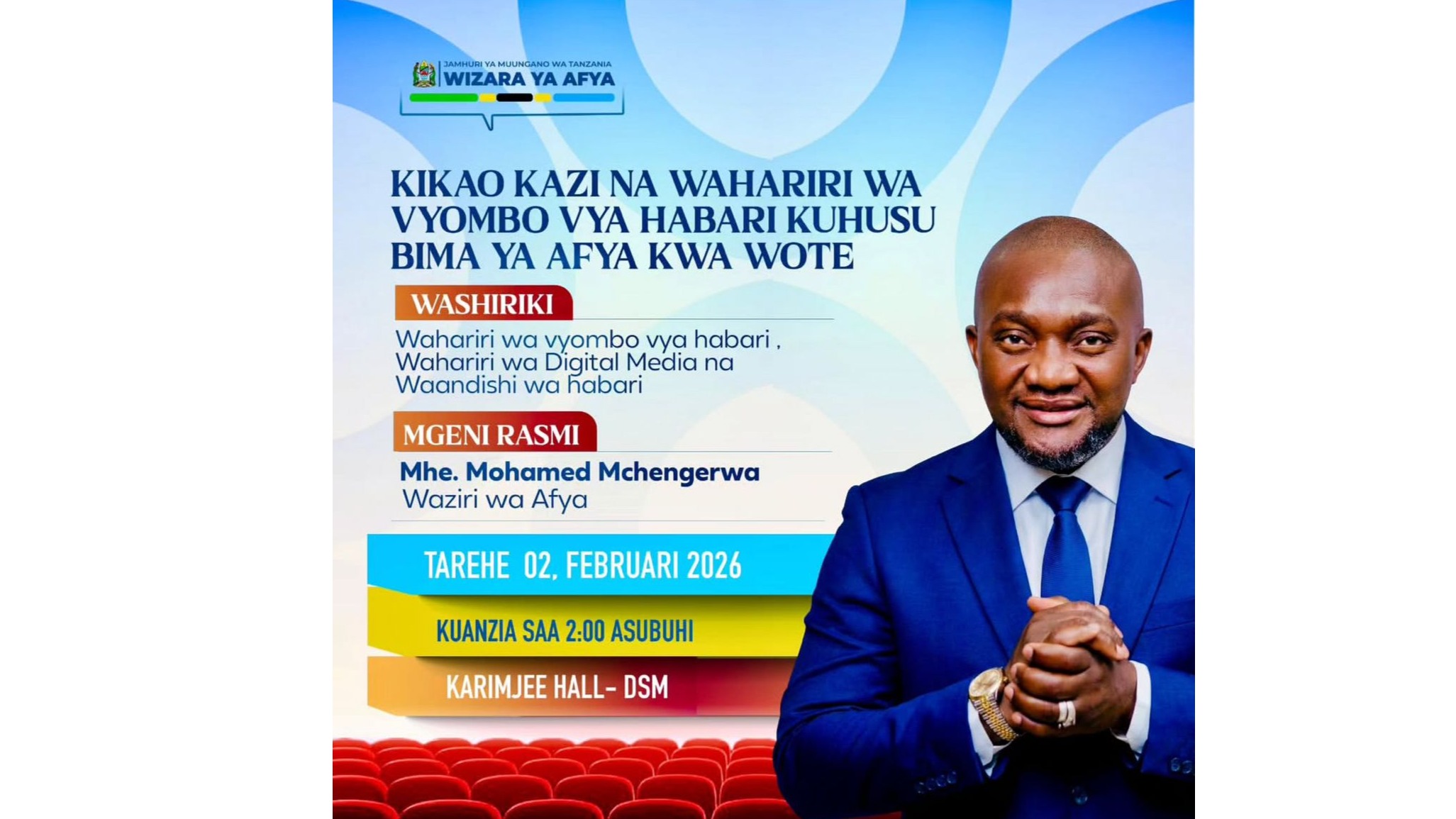 TIRA tunashiriki kikao kazi na wahariri wa vyombo vya habari kuhusu bima ya afya kwa wote