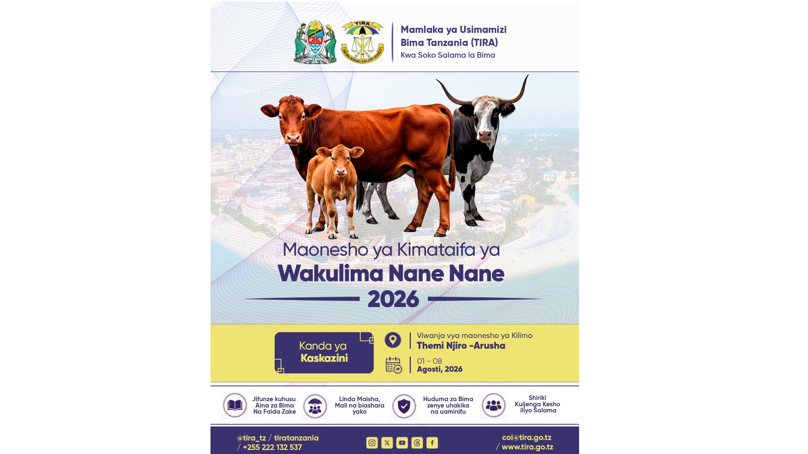 Maonesho ya Nane Nane tupo Viwanja vya Themi, Njiro Arusha