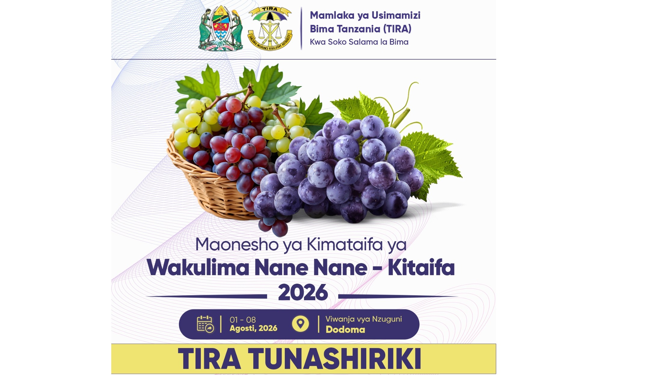 Maonesho ya Nane Nane Kitaifa tupo Dodoma